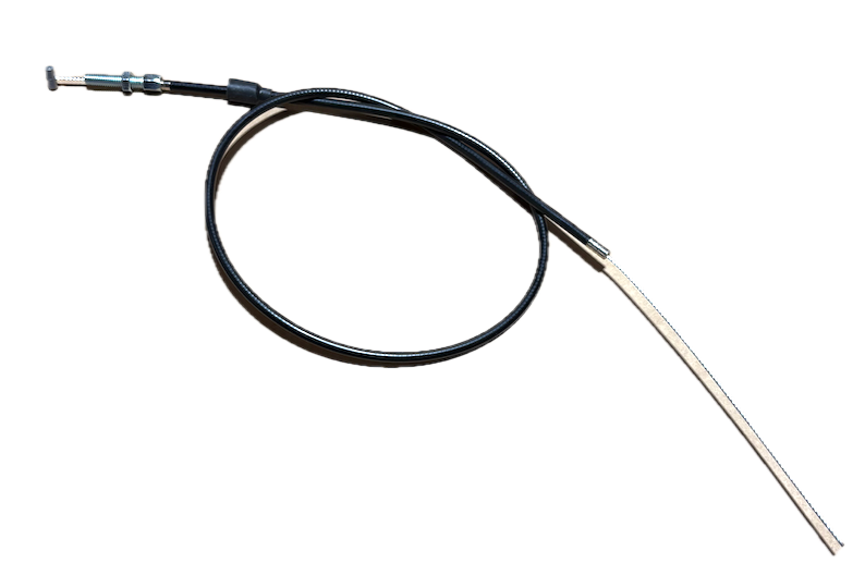 Lowering cable for mobile lift tables