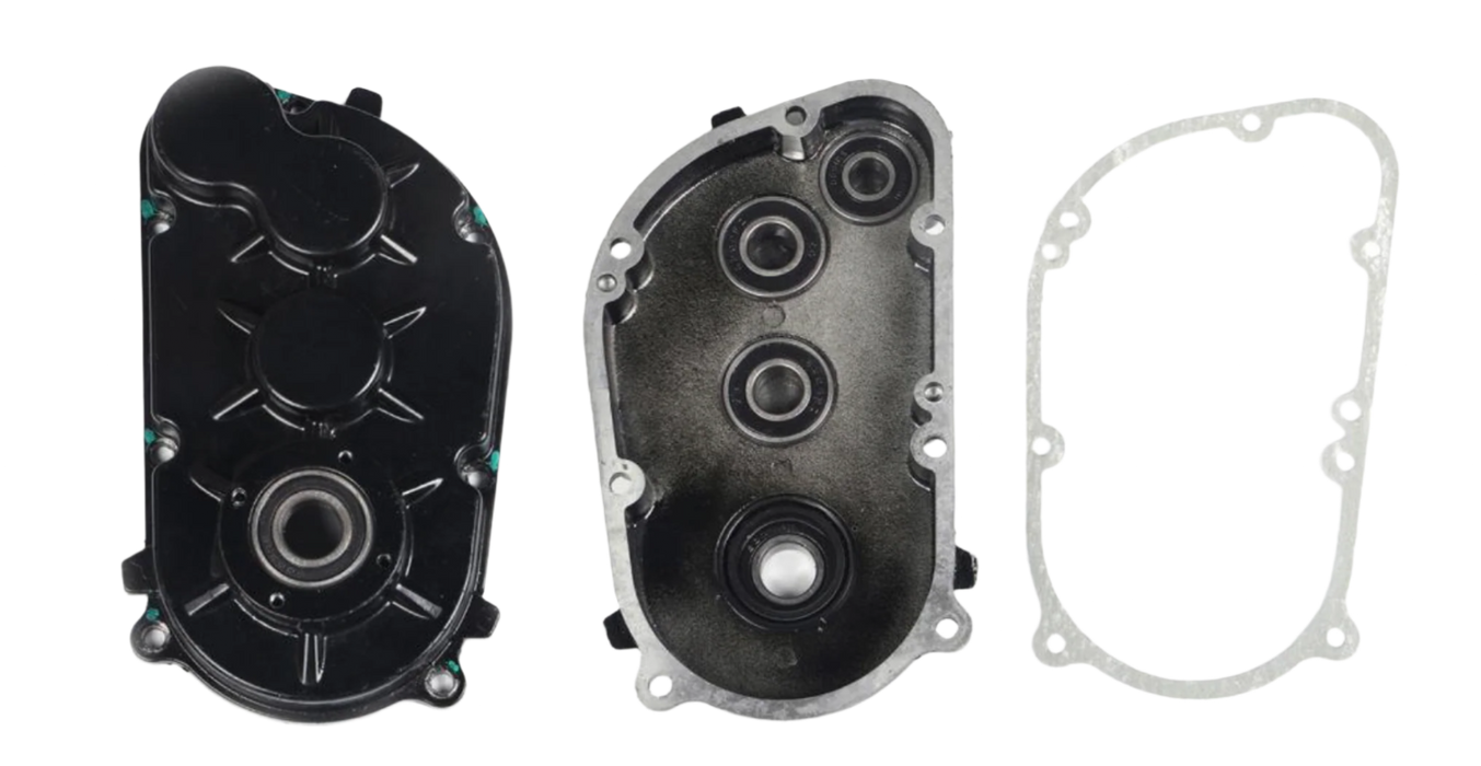 Electric pallet truck gearbox cover and gasket