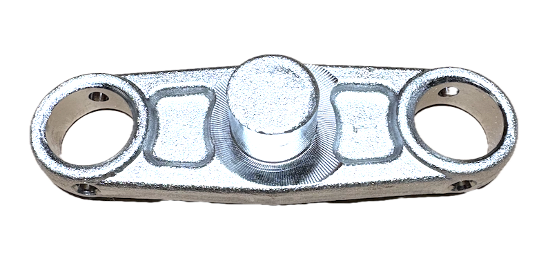 Stainless steel pallet truck wheel plate