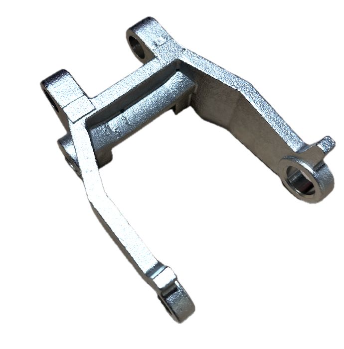 Stainless steel wheel fork for manual pallet trucks