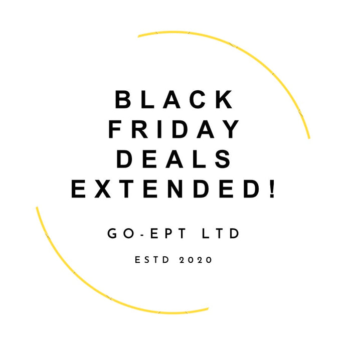 Black Friday Deals Extended!…