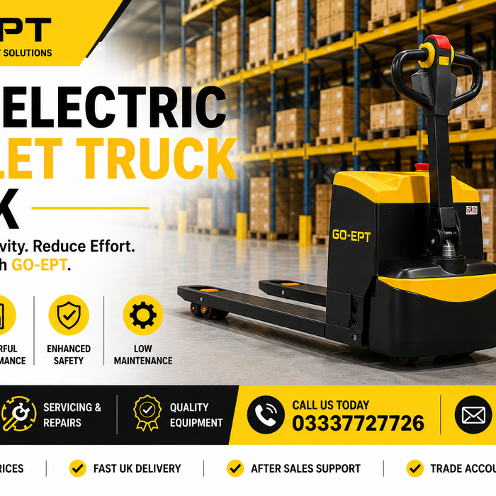 Buy electric pallet truck UK for warehouse productivity and material handling operations