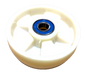 160mm x 50mm nylon steer wheel for pallet trucks