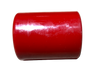 Red PU wheel for pallet trucks, 93mm width and 74mm diameter, fits a wide range of models, including low lift 75mm models and Crown PTH50 models