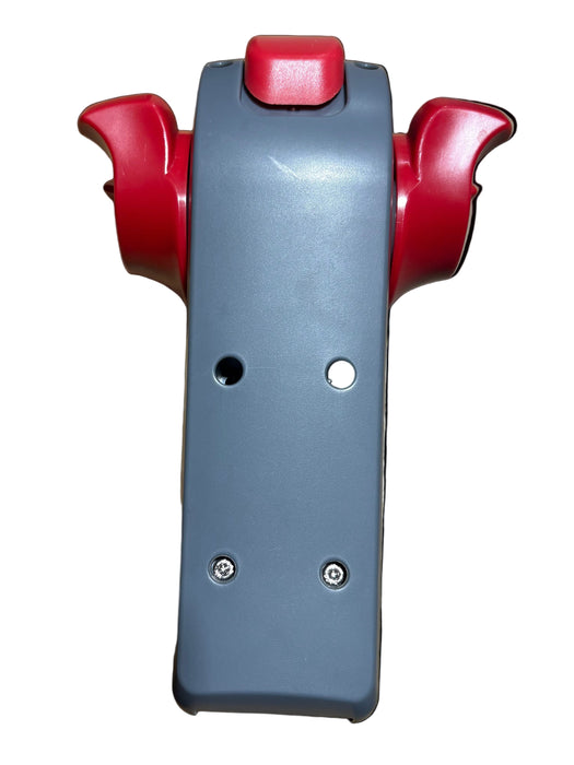 Control box for electric pallet trucks including the lift, lower and horn buttons. Emergency reverse and throttle. Also has the lcd display for information relating to battery life and error codes.