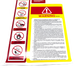 Electric pallet truck warning stickers