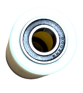 Extra low profile 50mm diameter nylon load wheel for pallet trucks