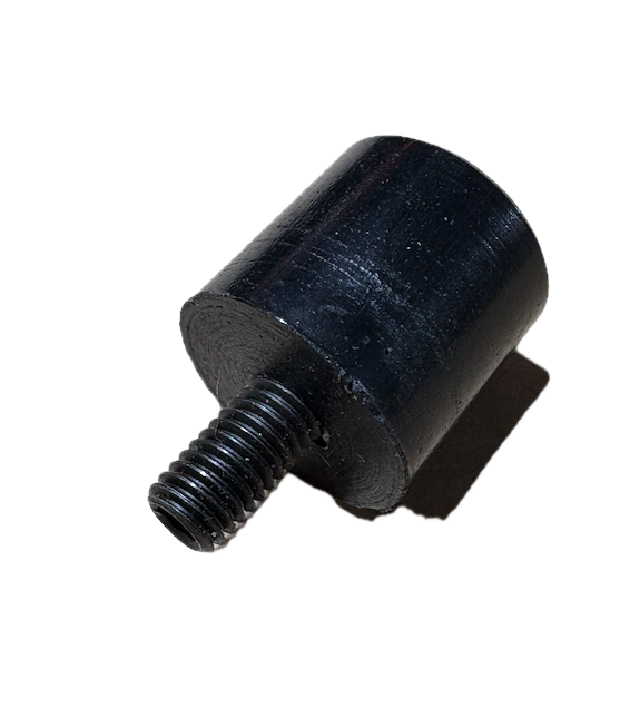 Staxx electric pallet truck handle limit stop, screw in rubber stop. prevents the handle making contact with the frame, showing thread length
