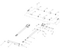 Hangcha electric pallet truck parts diagram for the pushrod assembly
