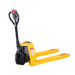 Manual lowering electric pallet truck