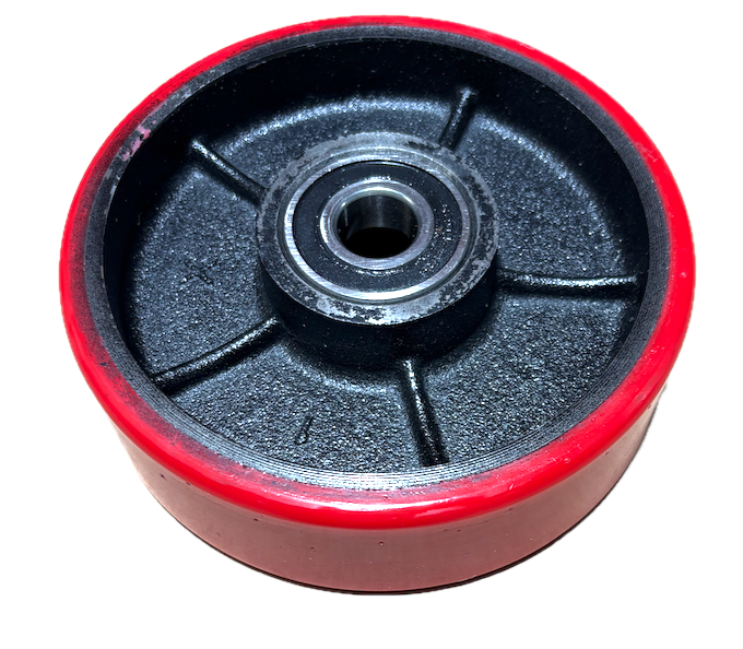 PU Steer wheel 160mm diameter 50mm width view of inside