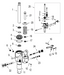 Pallet truck hydraulic pump unit diagram