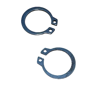 Pushrod adjuster circlip for pallet trucks