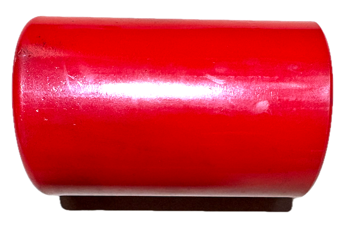Red PU pallet truck wheel 93 x 60