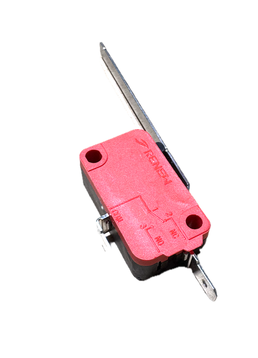 STAXX limit switch for fully electric pallet trucks, used to prevent the truck lifting beyond it's normal working range