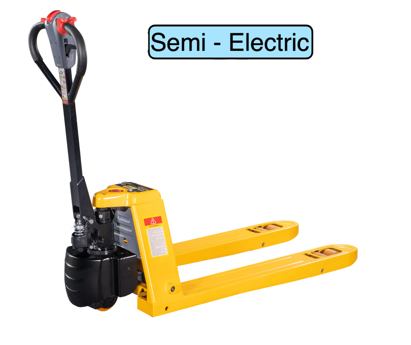 STAXX 2000kg Semi Electric Pallet Truck 685x1000 - 2000kg Capacity