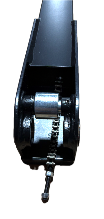 Semi electric pallet truck handle body with chain