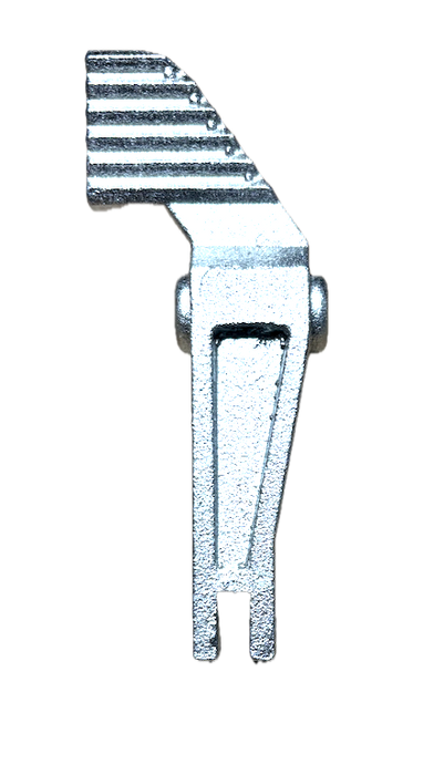 Stainless steel pallet truck lowering arm