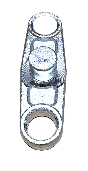Stainless steel pallet truck tandem wheel plate