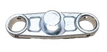 Stainless steel pallet truck wheel plate