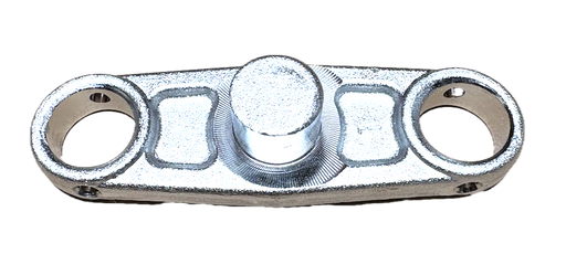 Stainless steel pallet truck wheel plate