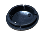 Steer wheel hub cap for manual pallet trucks