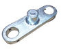 Tandem Wheel plate for galvanised pallet trucks