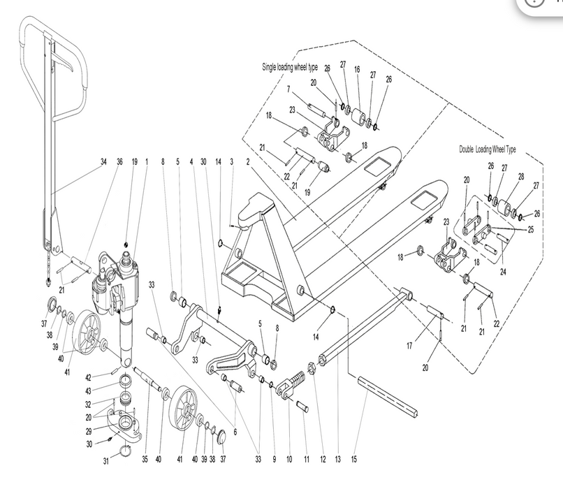 low profile frame parts diagram