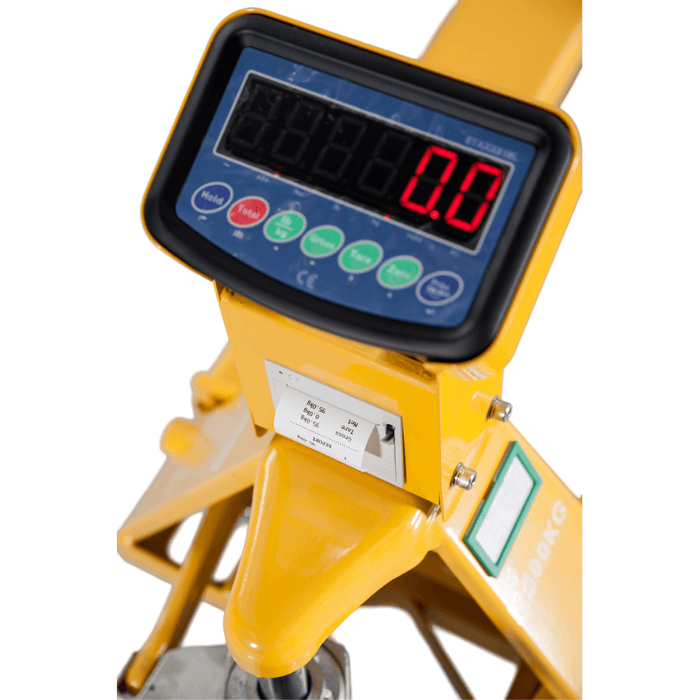 WH-25ES Hand Pallet Truck with integrated Weigh Scale and Printer - 2500kg Capacity